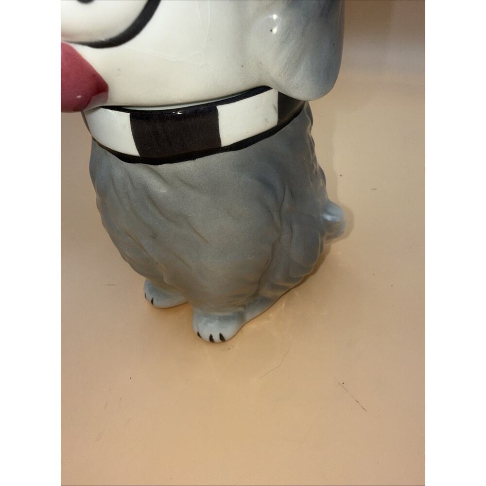 Vtg McCoy “Dan the Sheep Dog” Lidded Ceramic 8” Treat Biscuit Jar~ Made in USA - Picture 3 of 10